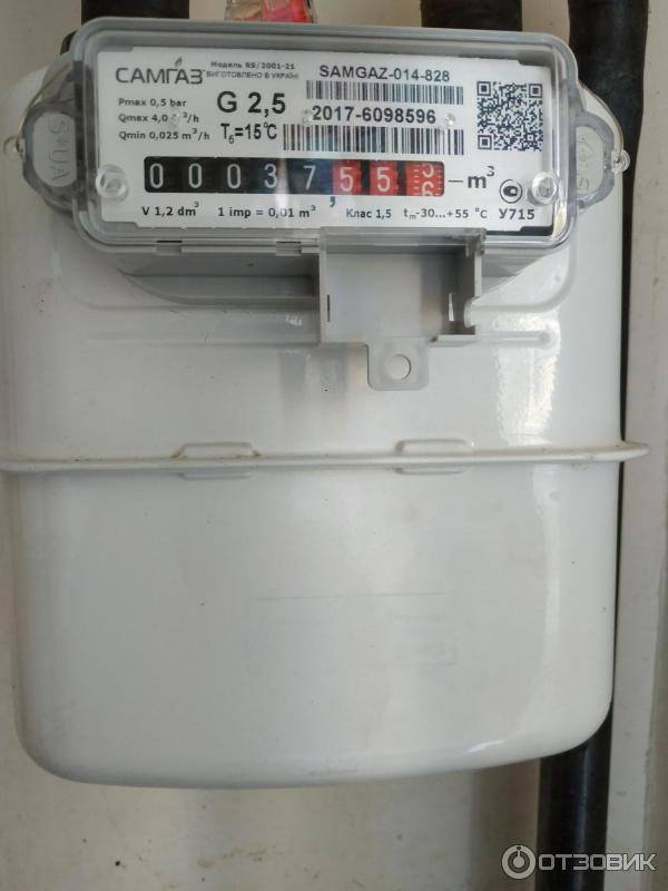 Газовый счетчик Самгаз G 2,5 фото