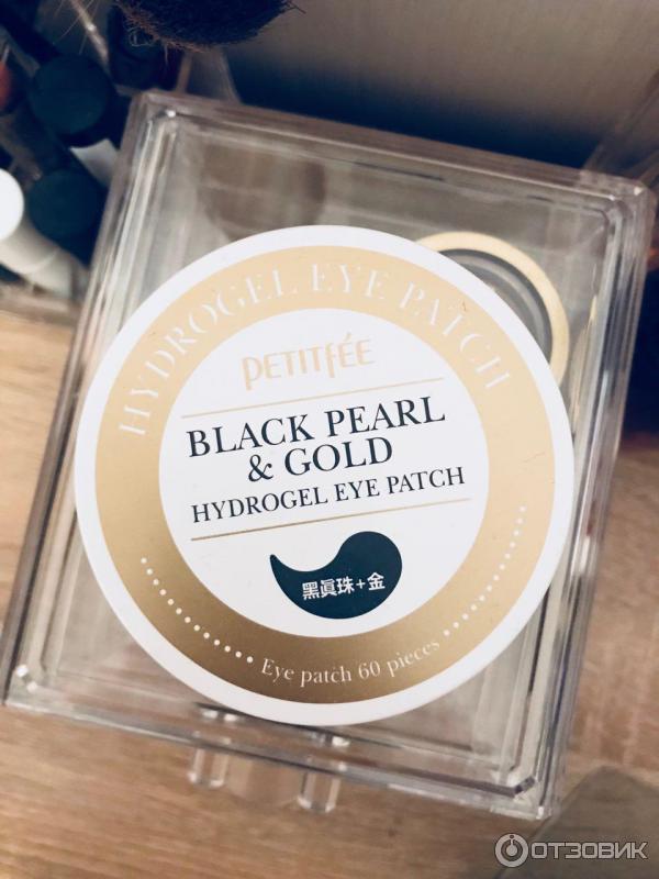 Гидрогелевые патчи для глаз Petitfee Black Pearl & Gold Hydrogel Eye Patch фото