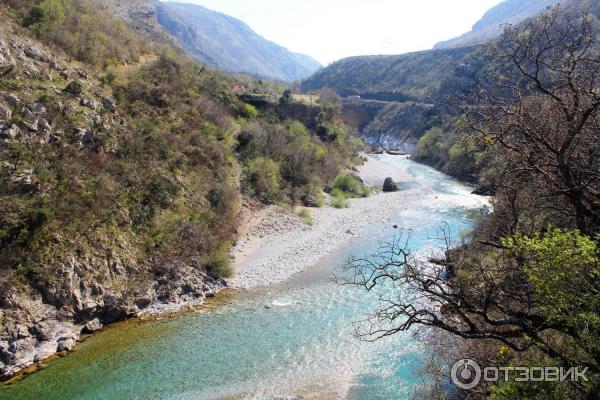 река Морача. каньон Черногория