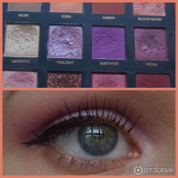 Палетка теней для век Huda Beauty Desert Dusk Eyeshadow Palette фото