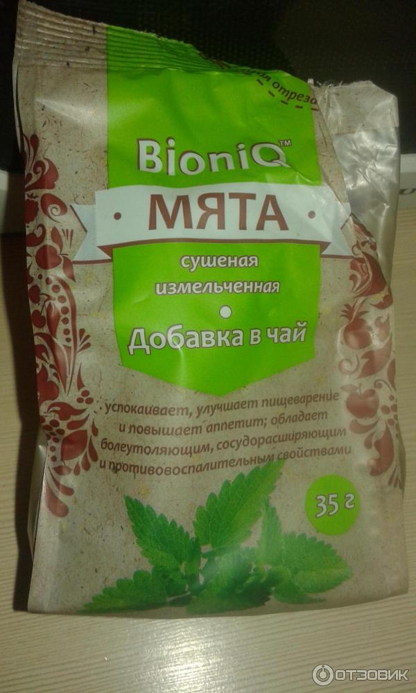 Мята сушенная Bioniq фото