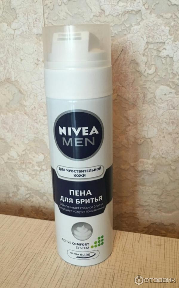 Пена для бритья Nivea for Men для чувствительной кожи фото