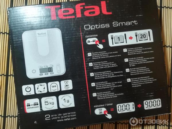 Кухонные весы Tefal BC 5000 фото