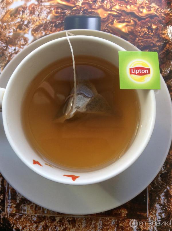 Чай зеленый Lipton со вкусом яблочного штруделя фото