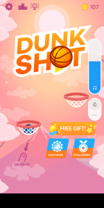 Dunk Shot - игра для Android и IOS фото