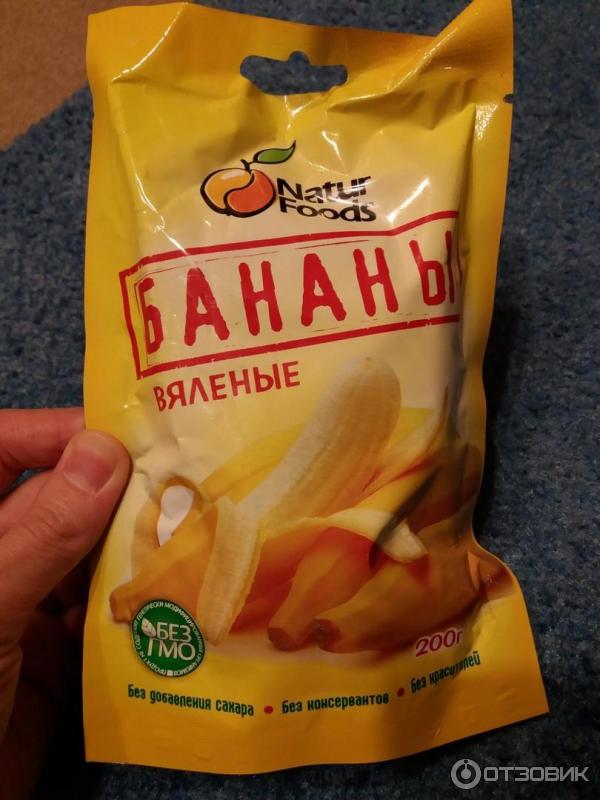 Бананы вяленые Natur Foods фото