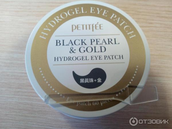 Гидрогелевые патчи для глаз Petitfee Black Pearl & Gold Hydrogel Eye Patch фото