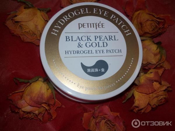 Гидрогелевые патчи для глаз Petitfee Black Pearl & Gold Hydrogel Eye Patch фото