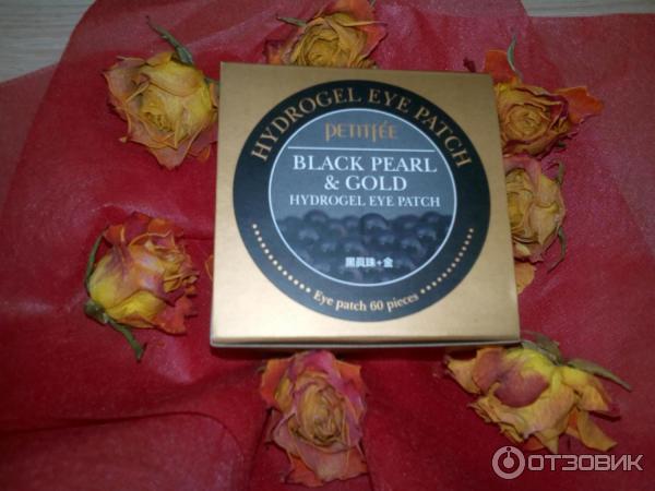 Гидрогелевые патчи для глаз Petitfee Black Pearl & Gold Hydrogel Eye Patch фото