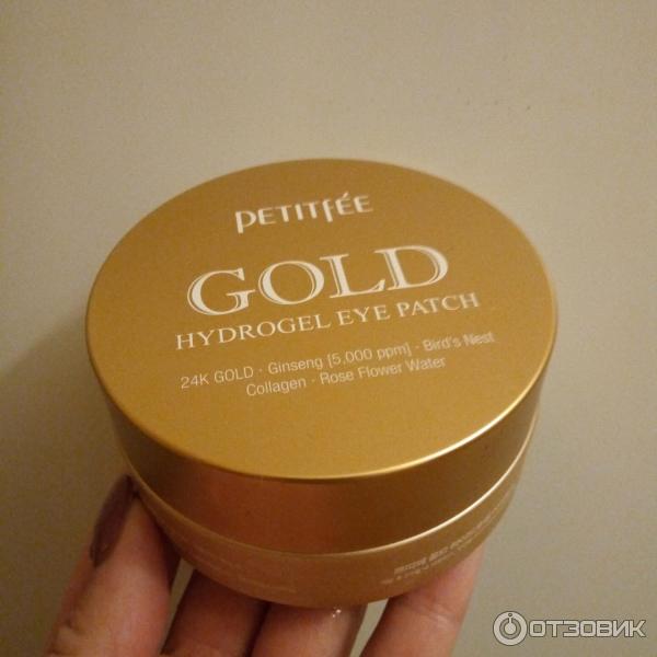 Гидрогелевые патчи Petitfee Gold Hydrogel Eye Patch фото