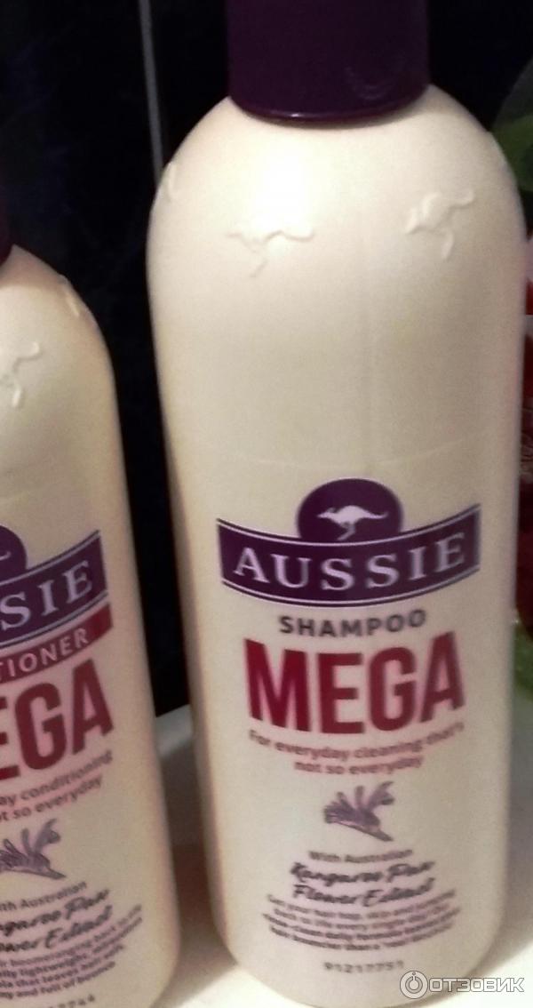 Шампунь Aussie Mega для ежедневного мытья волос фото