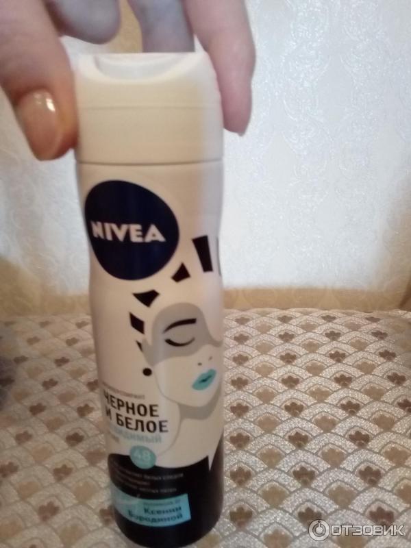 Антиперспирант аэрозоль Nivea Невидимая защита для черного и белого фото