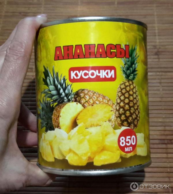 Ананас в банке фото