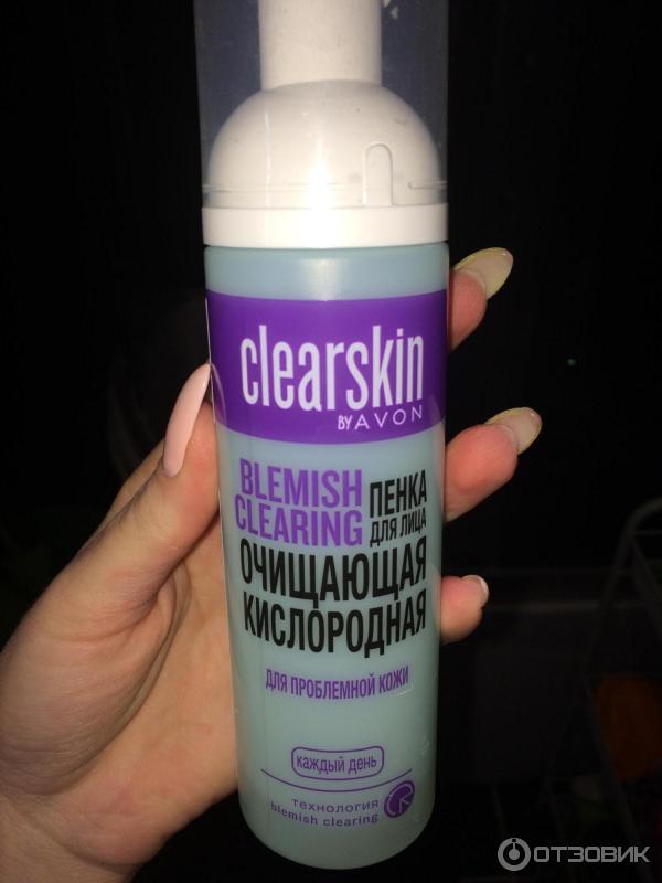 Пенка для лица Avon Clearskin Очищающая кислородная фото