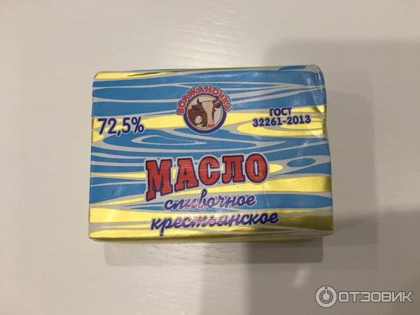 Масло сливочное крестьянское Волжаночка фото