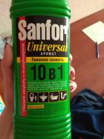 Санитарно-гигиенический гель Sanfor Chlorum для ванн и унитазов фото
