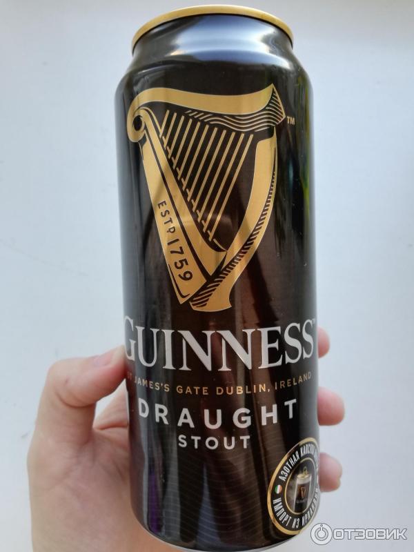 Ирландское пиво Guinness Draught фото