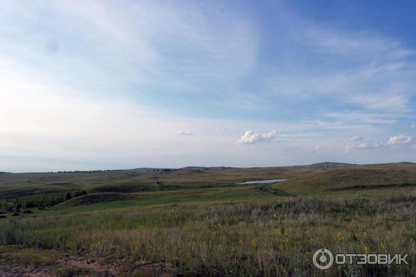 Озеро Малое Чебачье Акмолинская область Казахстан