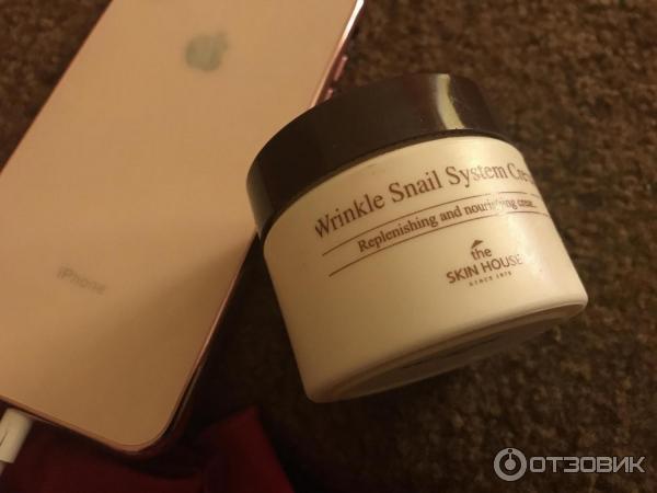 Улиточный крем для лица The Skin House Wrinkle Snail System Cream фото