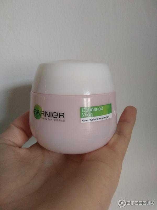 Крем для лица Garnier Основной уход Глубокое питание 24 часа фото