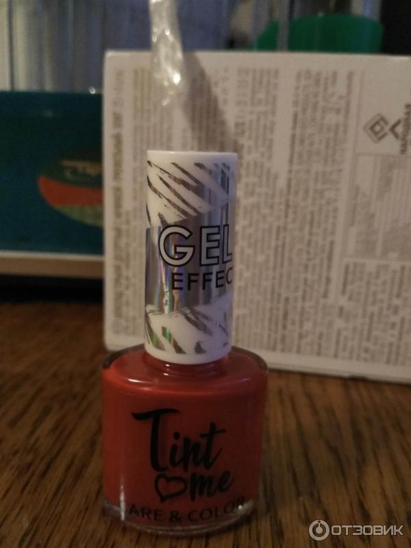 Лак для ногтей Tint Me Gel Effect фото