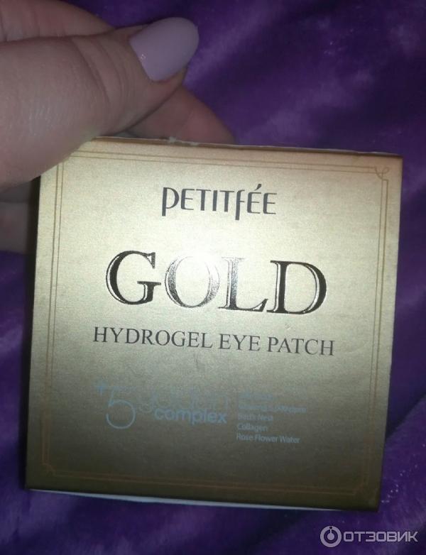 Гидрогелевые патчи Petitfee Gold Hydrogel Eye Patch фото