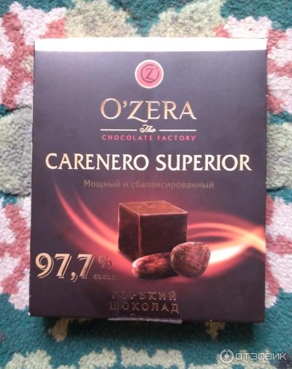 Шоколад O'Zera Carenero Superior горький 97,7% фото