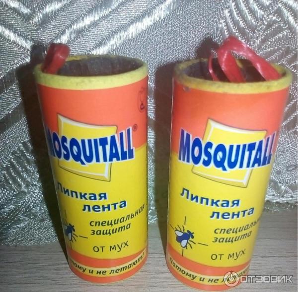 Липкая лента от мух Mosquitall фото