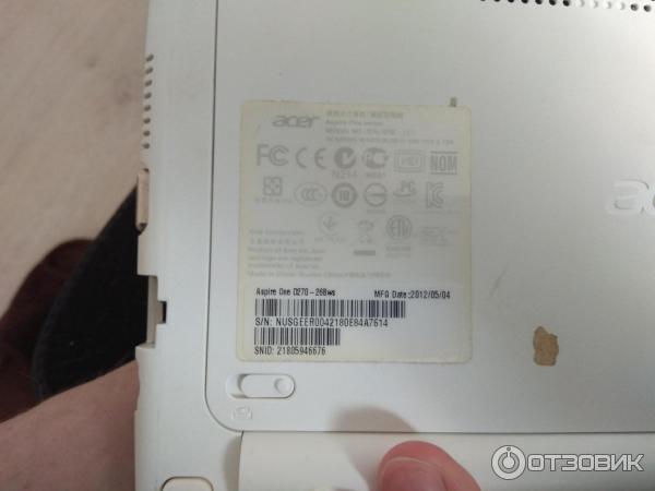 Нетбук Acer Aspire One D270 фото