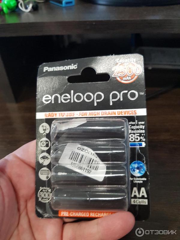 Аккумуляторы Panasonic Eneloop Pro AA 2500 mAh фото