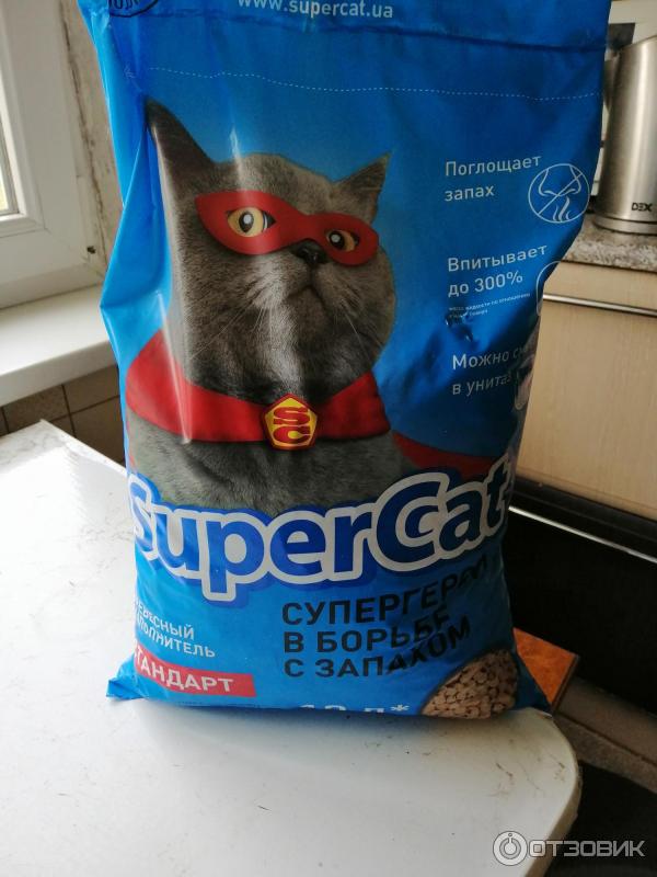 Наполнитель для кошачьего туалета Super Cat фото