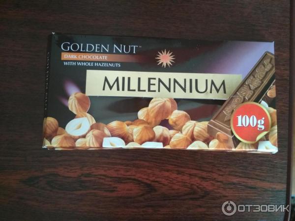 Шоколад черный Millennium Golden Nut фото