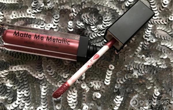 Матовая жидкая помада Sleek Matte Me Metallic фото