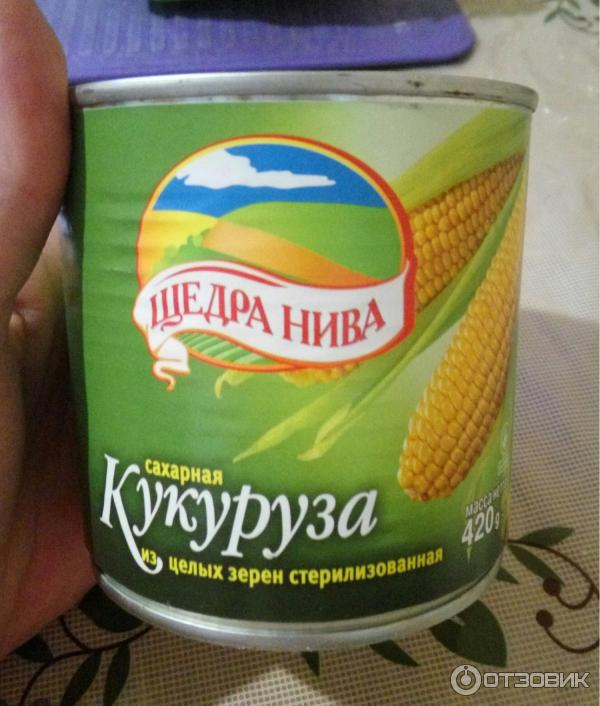 Кукуруза консервированная Щедра Нива фото