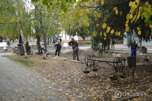 Петровский бульвар в Азове