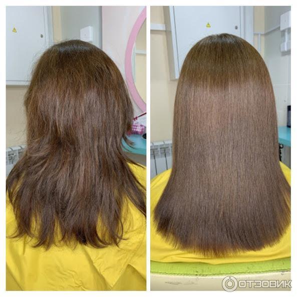 Кератиновое выпрямление и восстановление волос в Москве