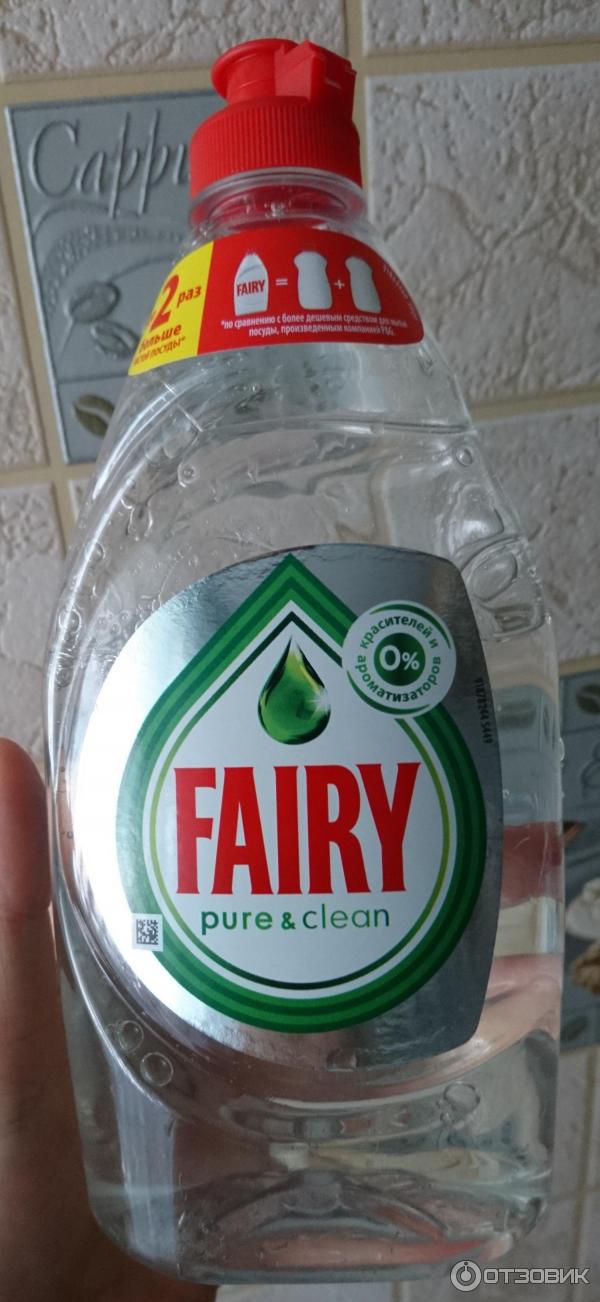 Средство для мытья посуды Fairy Pure&clean фото