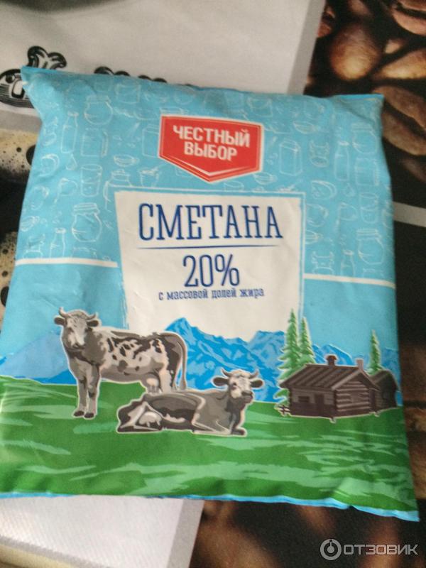 Сметана Честный выбор фото