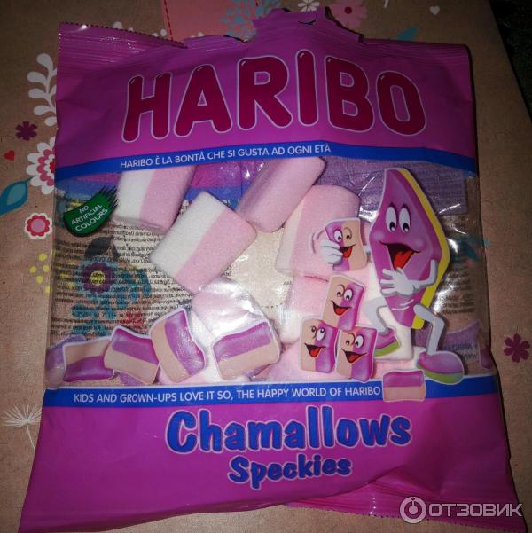 Жевательный зефир Haribo Chamallows Speckies