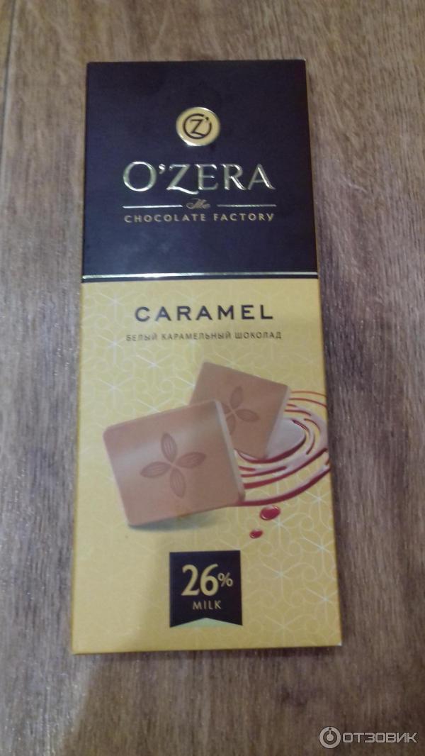 Белый шоколад O`Zera Caramel фото