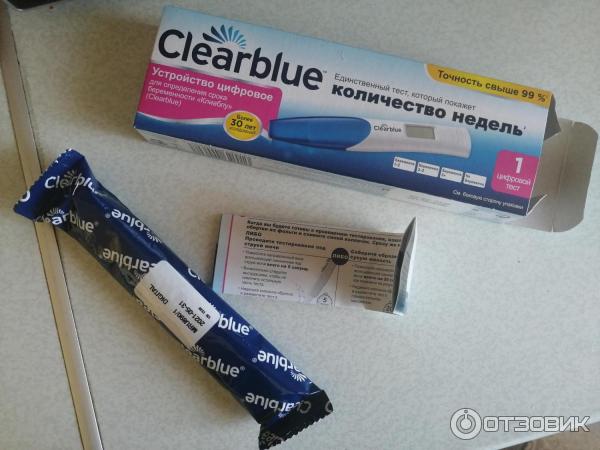 Тест для определения беременности Clearblue Цифровой фото