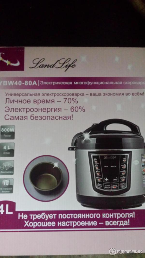 Мультиварка Land Life YBW40-80A фото