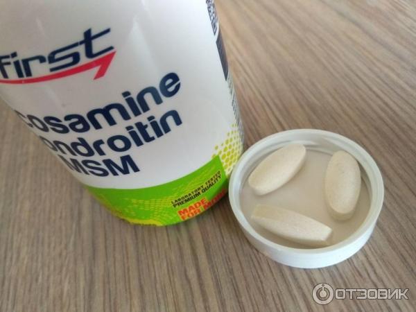 Препарат для суставов и связок Be First Glucosamine + Chondroitin + MSM фото