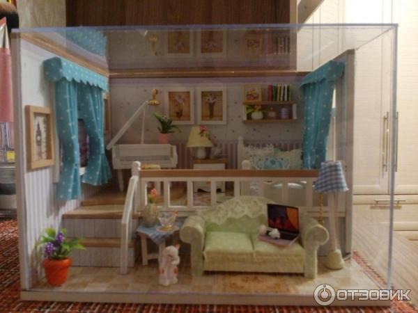 Интерьерный конструктор для творчества DIY Mini House Музыкальная комната фото