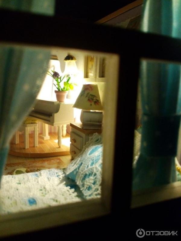 Интерьерный конструктор для творчества DIY Mini House Музыкальная комната фото