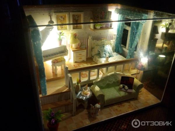 Интерьерный конструктор для творчества DIY Mini House Музыкальная комната фото