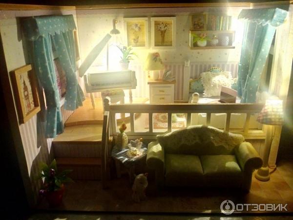 Интерьерный конструктор для творчества DIY Mini House Музыкальная комната фото