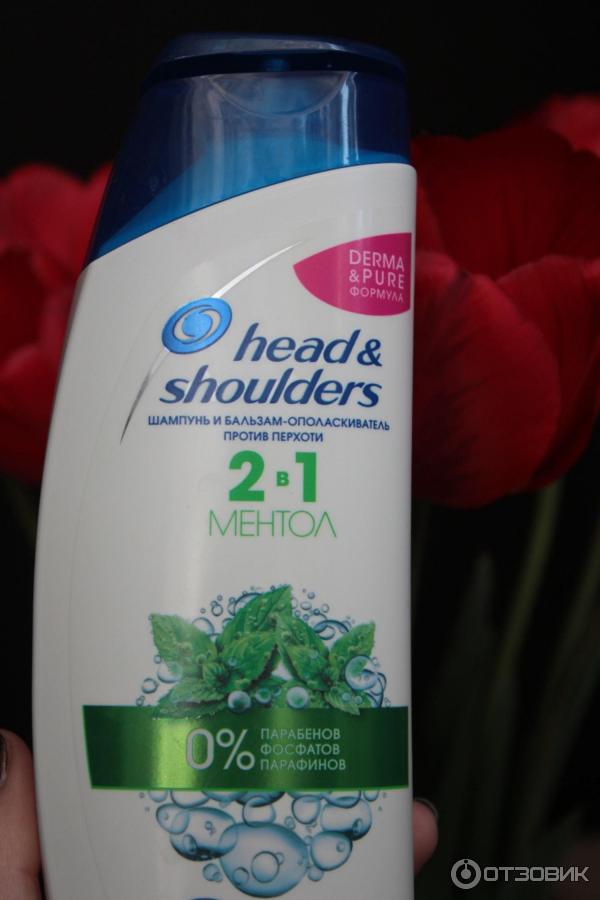 Шампунь и бальзам-ополаскиватель против перхоти Head & Shoulders Ментол 2 в 1 фото