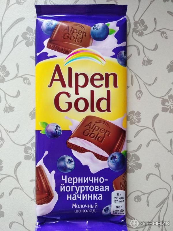 Шоколад Альпен Гольд (Alpen Gold): все виды, состав, …