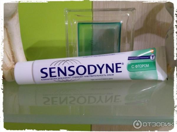 Зубная паста для чувствительных зубов Sensodyne c фтором фото